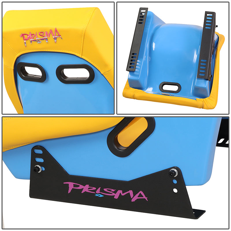 Vegan Leather Racing Bucket Seat - PRI-100YL-OASIS