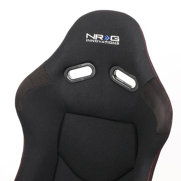 Reclinable Fabric Racing Seat w/Slider - RSC-400BK