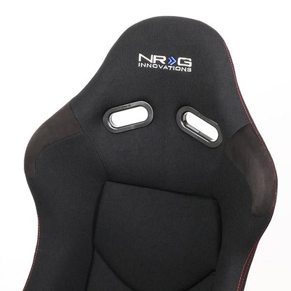 Reclinable Fabric Racing Seat w/Slider - RSC-400BK