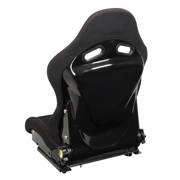 Reclinable Fabric Racing Seat w/Slider - RSC-400BK