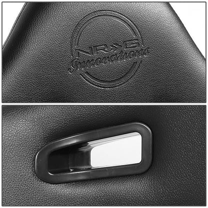 Fully Reclinable PVC Racing Seat - Left/Driver Side - RSC-810BK