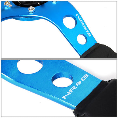 350mm 3 in. Deep Dish Leather Grip Steering Wheel - RST-006BL-Y
