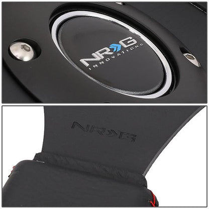 320mm Leather Grip Steering Wheel w/Button - RST-007R