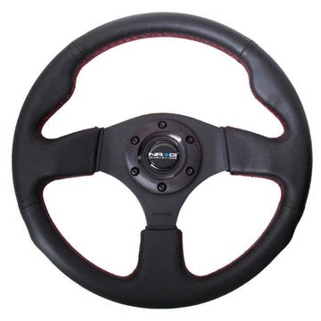 320mm Leather Grip Steering Wheel - RST-012R-RS
