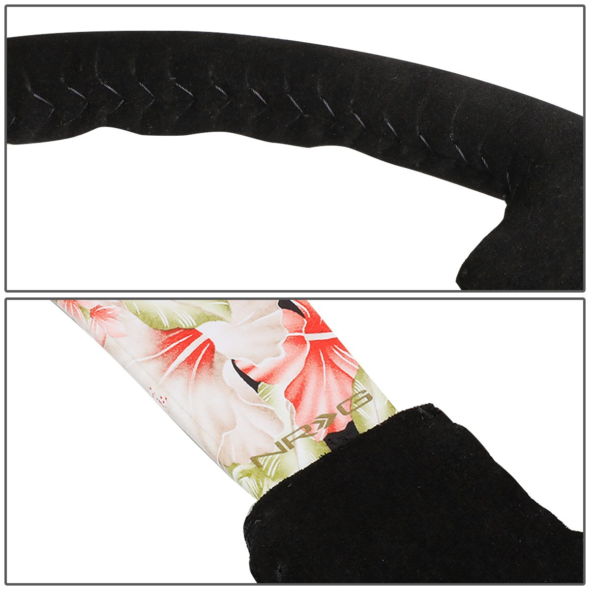 350mm 3 in. Deep Dish Suede Grip Steering Wheel - RST-036FL-S
