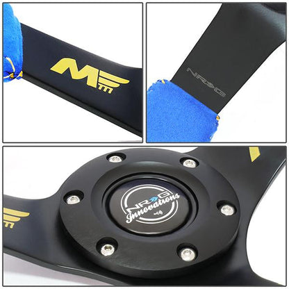 350mm 3 in. Deep Dish Alcantara Grip Steering Wheel - RST-036MB-A-MF2