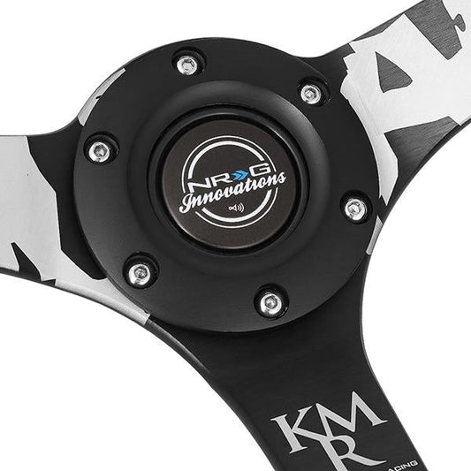 350mm 3 in. Deep Dish Suede Grip Steering Wheel - RST-036MB-S-KMR