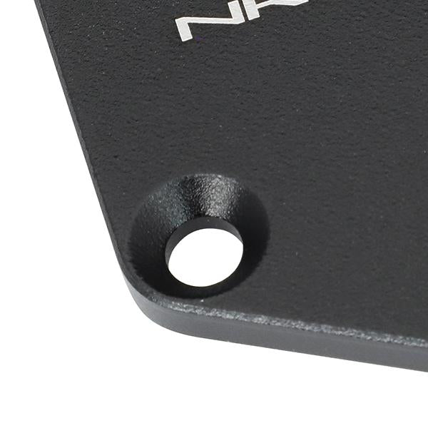 Hexagonal Style Steering Wheel Horn Plate w/Button - STR-600BK