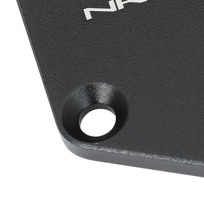 Hexagonal Style Steering Wheel Horn Plate w/Button - STR-600BK