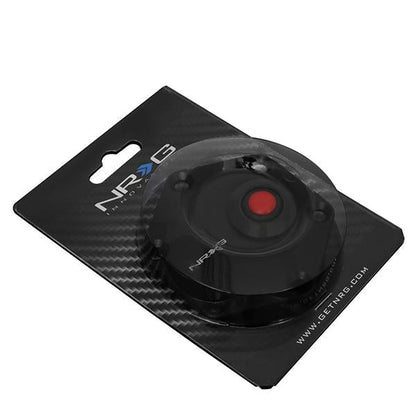 Hexagonal Style Steering Wheel Horn Plate w/Button - STR-600BK