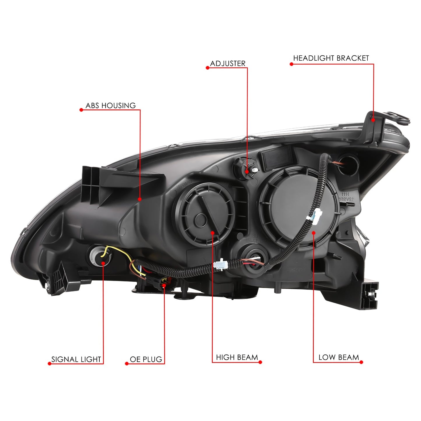 Factory Style Headlight (Right) <br> 13-15 Nissan Sentra