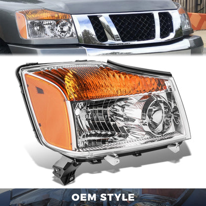 Factory Style Headlight (Right) <br> 08-15 Nissan Titan