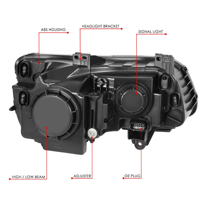 LED DRL Projector Headlight (Left) <br>11-14 Chrysler 300