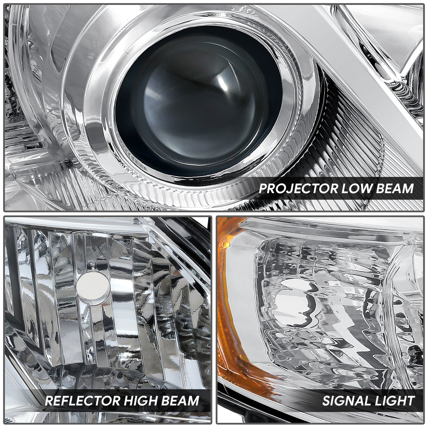 Factory Style Projector Headlight (Right) <br> 12-14 Toyota Camry