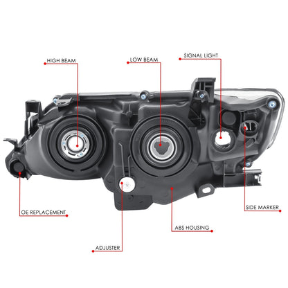 Factory Style Projector Headlight (Right) <br> 12-14 Toyota Camry