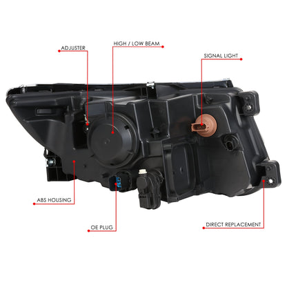Factory Style Projector Headlight (Left) <br>11-14 Ford Edge SE SEL Limited