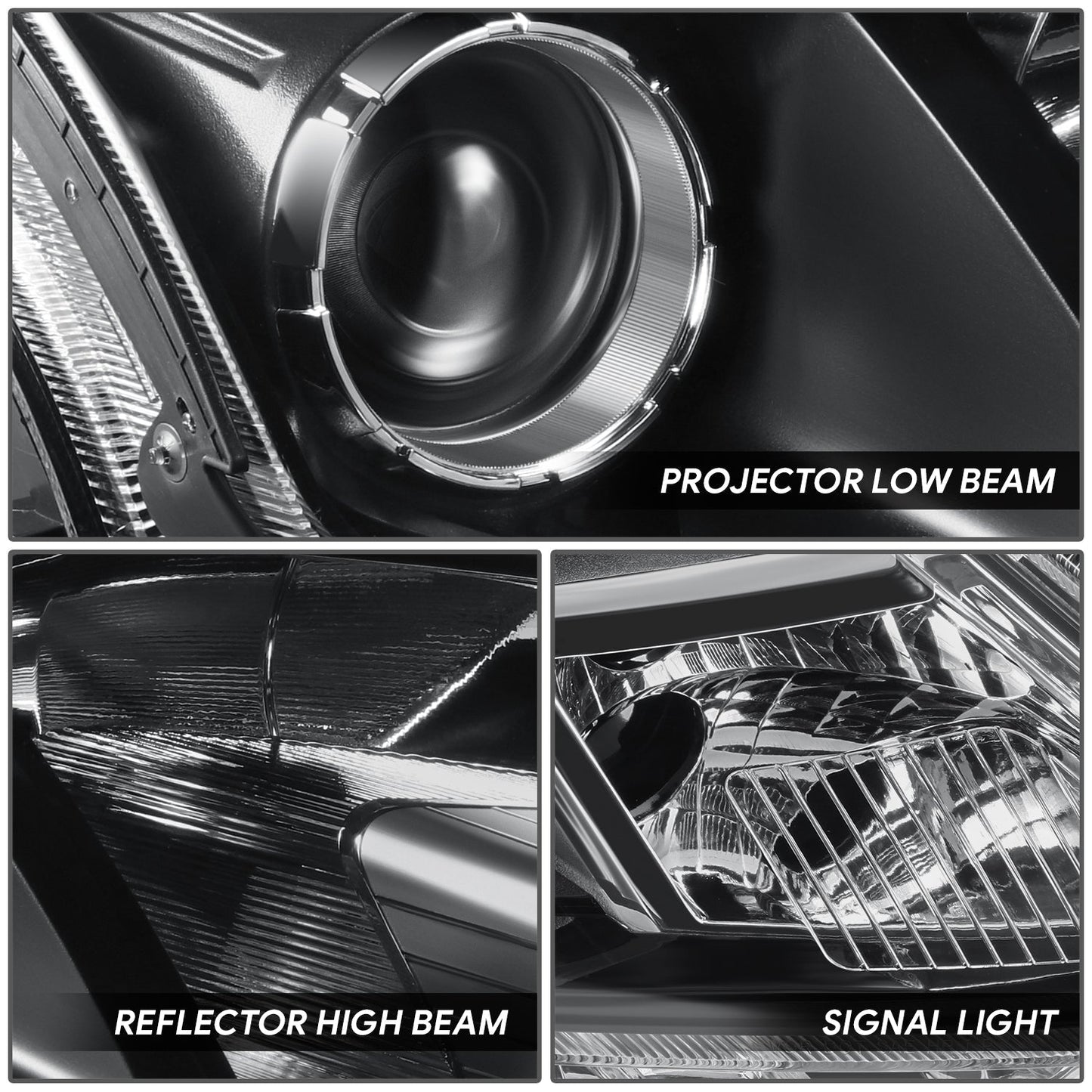Factory Style Projector Headlight (Right) <br> 10-12 Ford Fusion