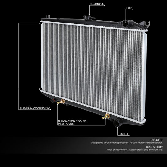 86-97 Nissan D21 Pickup Pathfinder AT Aluminum Radiator - 314