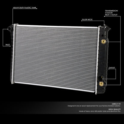 82-92 Chevy Camaro P30 Pontiac Firebird GMC P3500 AT Aluminum Radiator - 951