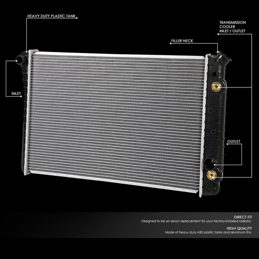 82-92 Chevy Camaro P30 Pontiac Firebird GMC P3500 AT Aluminum Radiator - 951
