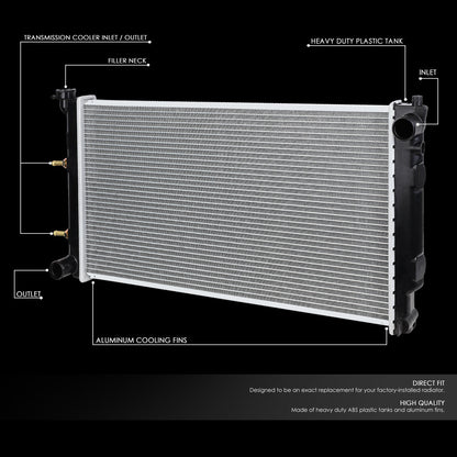 90-94 Subaru Legacy AT Aluminum Radiator - 1183