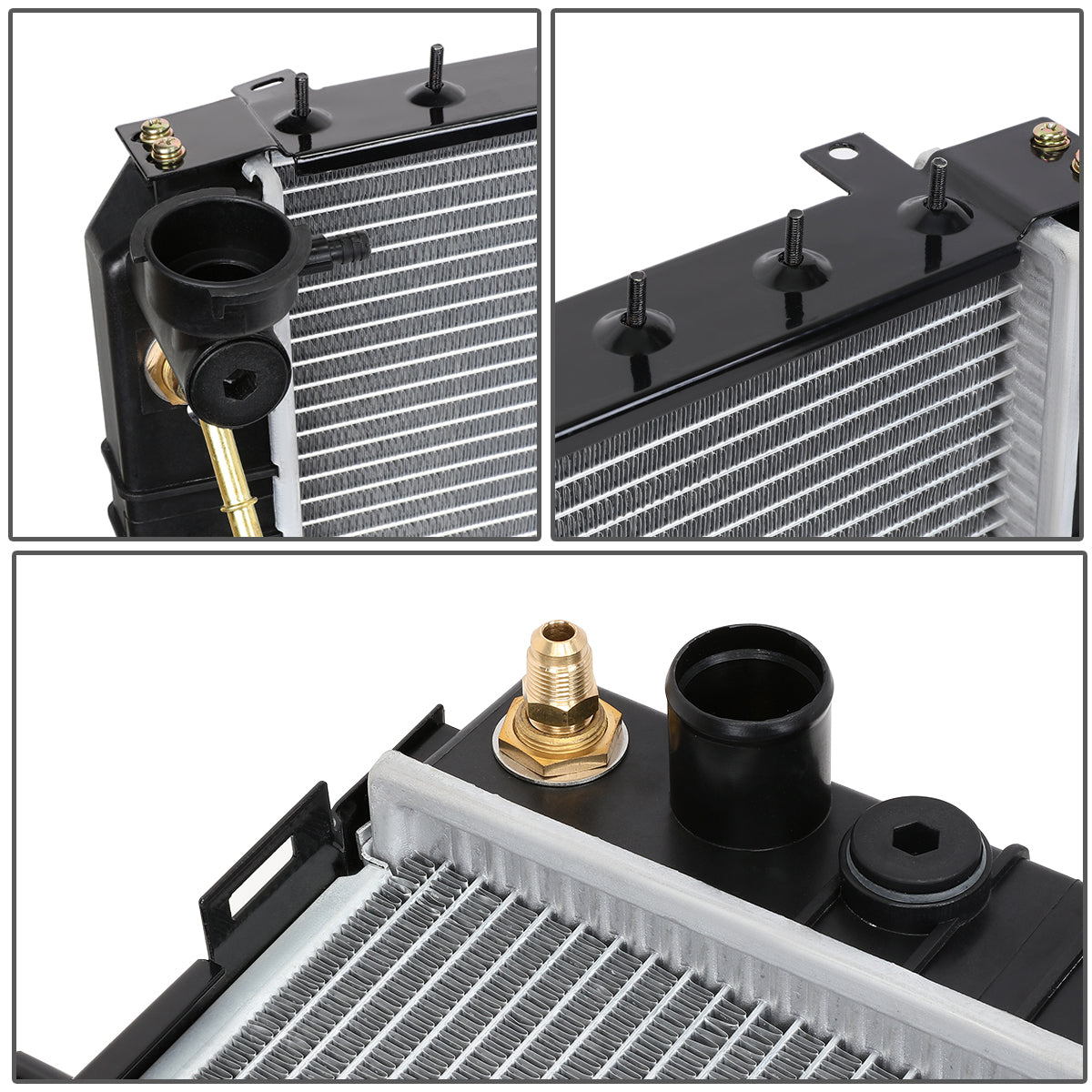 91-01 Jeep Cherokee Comanche AT Aluminum Radiator - 1193