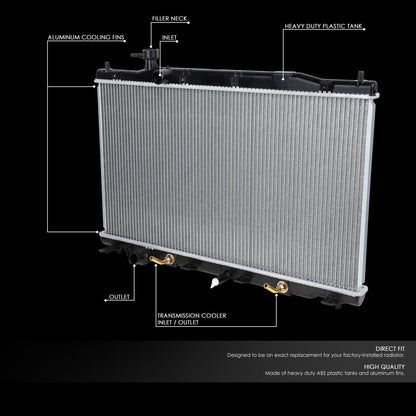 07-09 Honda CR-V AT Aluminum Radiator - 13031