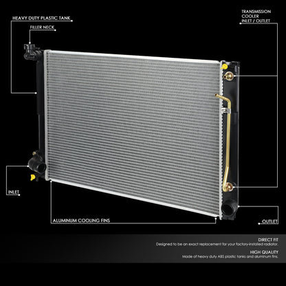 07-10 Toyota Sienna AT Aluminum Radiator - 13076
