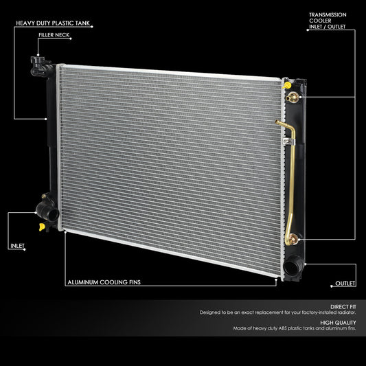 07-10 Toyota Sienna AT Aluminum Radiator - 13076