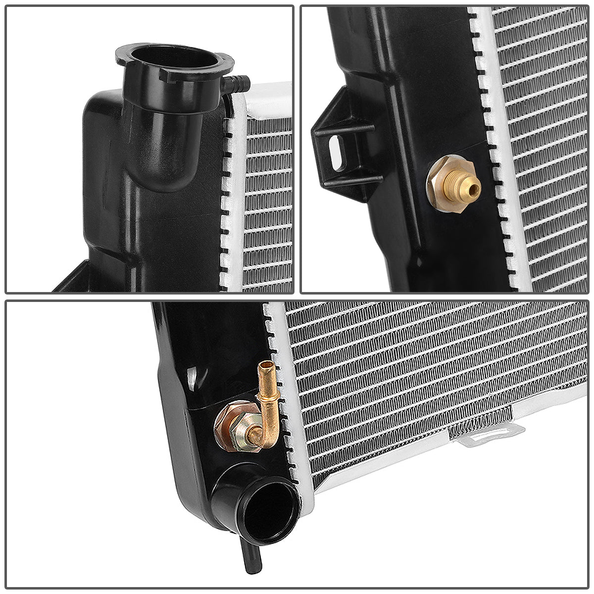 93-97 Jeep Grand Cherokee 4.0L AT Aluminum Radiator - 1396
