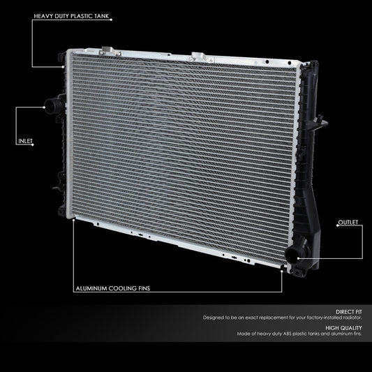 95-98 BMW 528i 540i 740i 750iL 850CI AT MT Aluminum Radiator - 1401