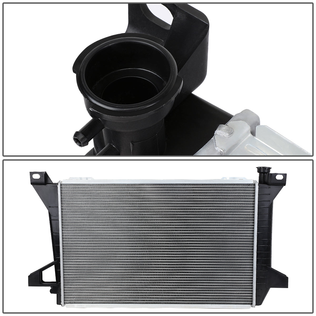 85-97 Ford F150 F250 F350 Bronco 5.0L 5.8L AT w/AC Aluminum Radiator - 1453