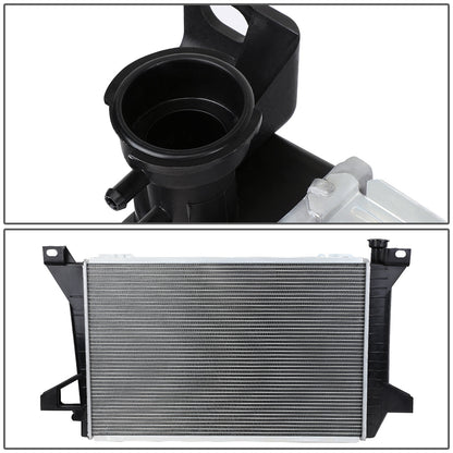 85-97 Ford F150 F250 F350 Bronco 5.0L 5.8L AT w/AC Aluminum Radiator - 1453