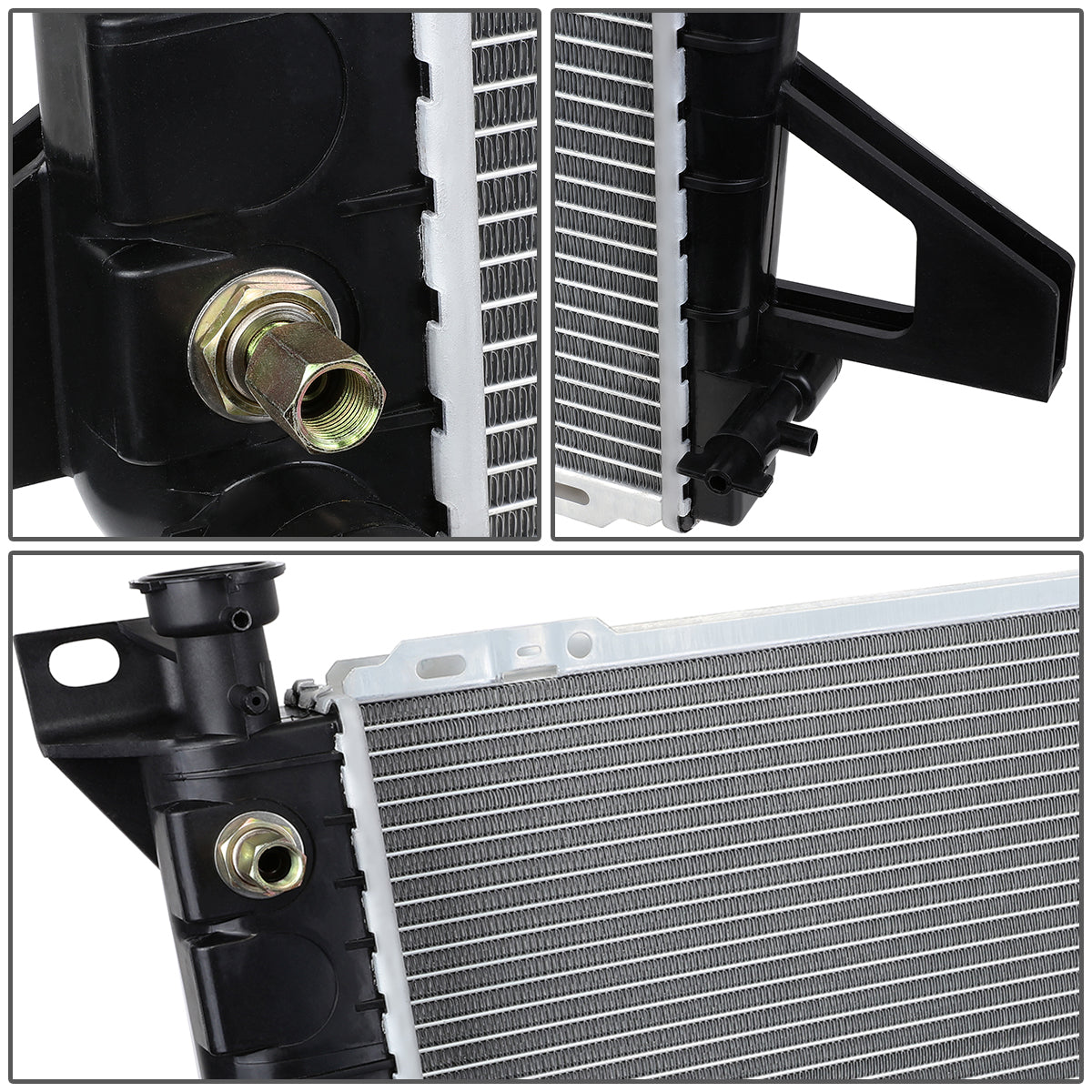 85-97 Ford F150 F250 F350 Bronco 5.0L 5.8L AT w/AC Aluminum Radiator - 1453