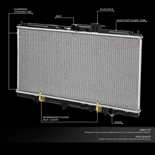 94-07 Honda Accord 97-99 Acura CL 2.2L 2.3L AT Aluminum Radiator - 1494