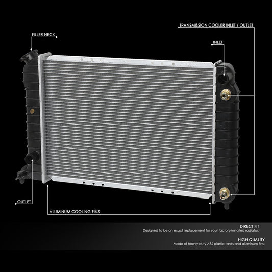 94-03 Chevy S10 GMC Sonoma 96-00 Isuzu Hombre 2.2L Aluminum Radiator - 1531