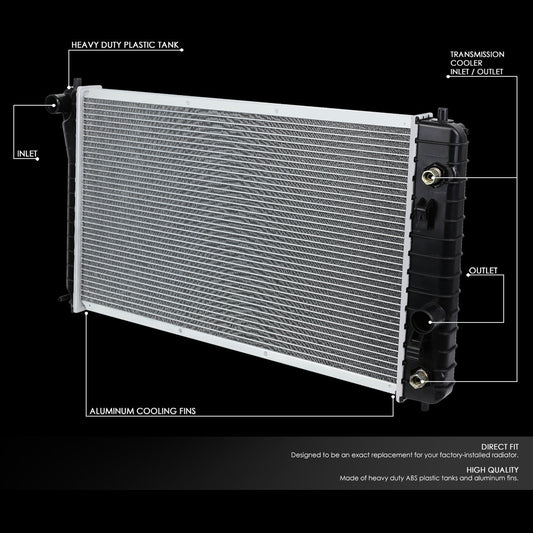 95-02 Chevy Cavalier Pontiac Sunfire AT Aluminum Radiator - 1687