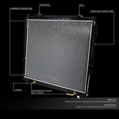 95-04 Toyota Tacoma AT Aluminum Radiator - 1755