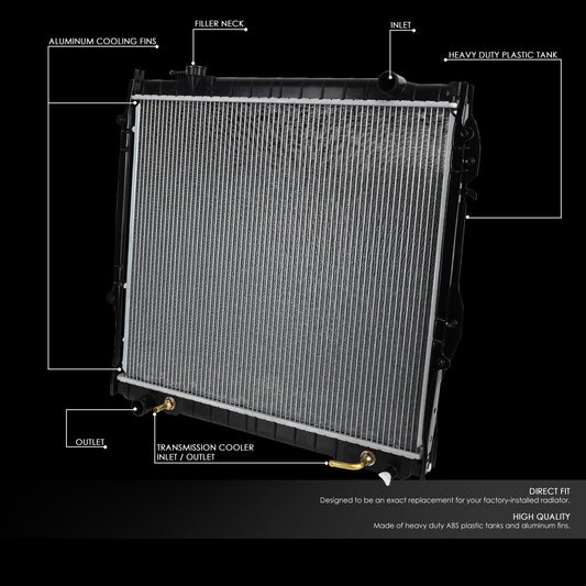 95-04 Toyota Tacoma AT Aluminum Radiator - 1755