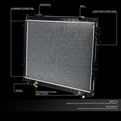 95-04 Toyota Tacoma AT Aluminum Radiator - 1774