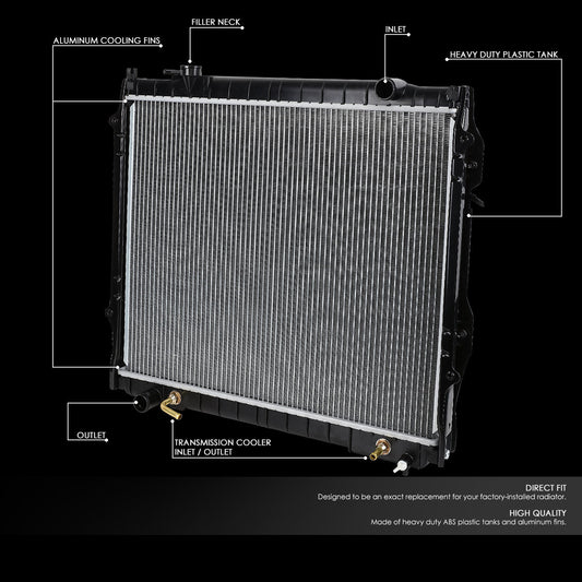 95-04 Toyota Tacoma AT Aluminum Radiator - 1774