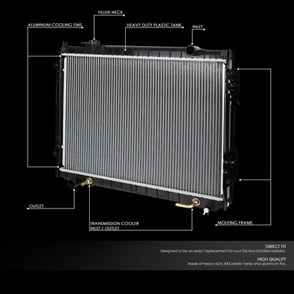 95-04 Toyota Tacoma AT Aluminum Radiator - 1778