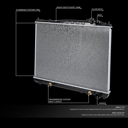 96-00 Nissan Pathfinder Infiniti QX4 AT Aluminum Radiator - 2075
