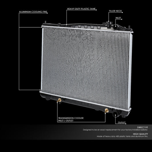 96-00 Nissan Pathfinder Infiniti QX4 AT Aluminum Radiator - 2075