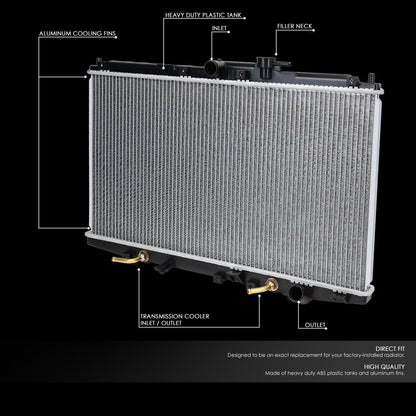 98-02 Honda Accord 2.3L AT Aluminum Radiator - 2148