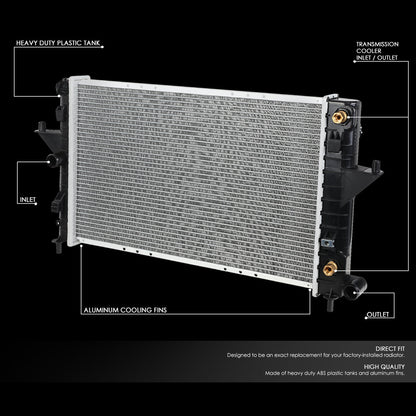 94-02 Saturn SC1 SC2 SL1 SL2 SL SW1 SW2 AT Aluminum Radiator - 2191