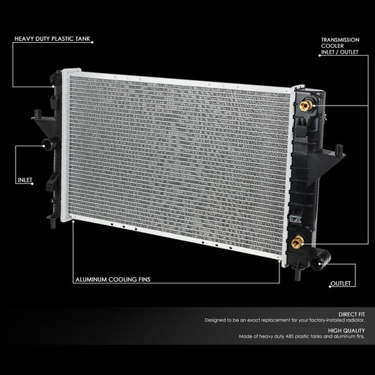 94-02 Saturn SC1 SC2 SL1 SL2 SL SW1 SW2 AT Aluminum Radiator - 2191