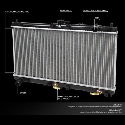 99-05 Mazda Miata 1.8L AT Aluminum Radiator - 2268