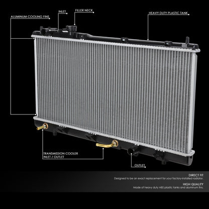 99-03 Mazda Protege Non-Turbo 02-03 Protege5 AT Aluminum Radiator - 2303
