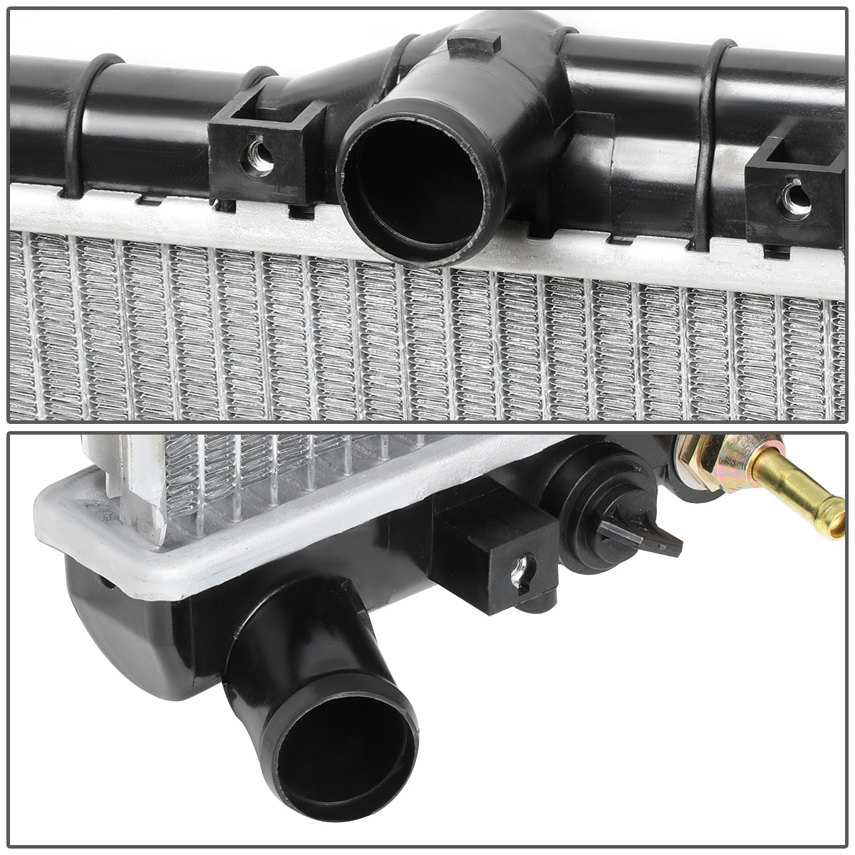 01-05 Hyundai Accent 1.6L AT Aluminum Radiator - 2338